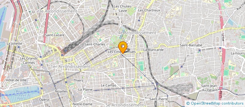 localisation de l'entreprise COMPAGNIE OAK à MARSEILLE 4EME