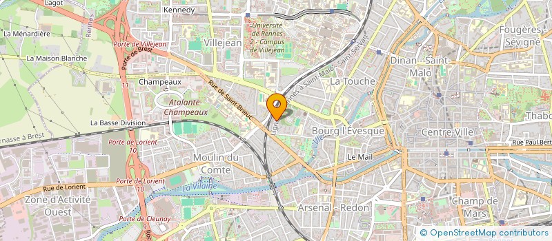 localisation de l'entreprise COMPAGNIE OBALUAE  RENNES