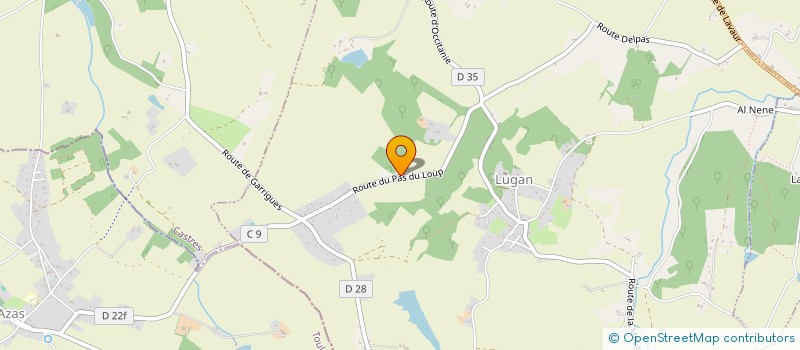 localisation de l'entreprise COMPAGNIE OCEANE  MASSAC-SERAN