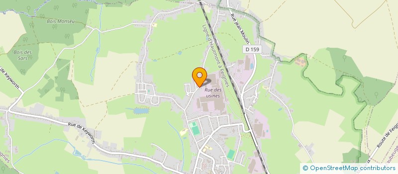 localisation de l'entreprise COMPAGNIE OCLAP  FEIGNIES