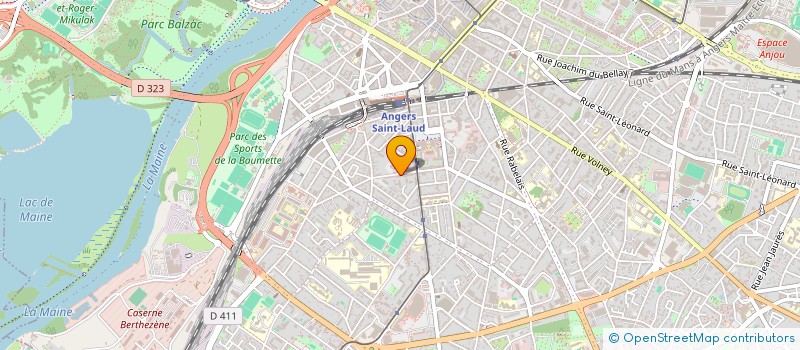 localisation de l'entreprise COMPAGNIE OMI SISSI à ANGERS