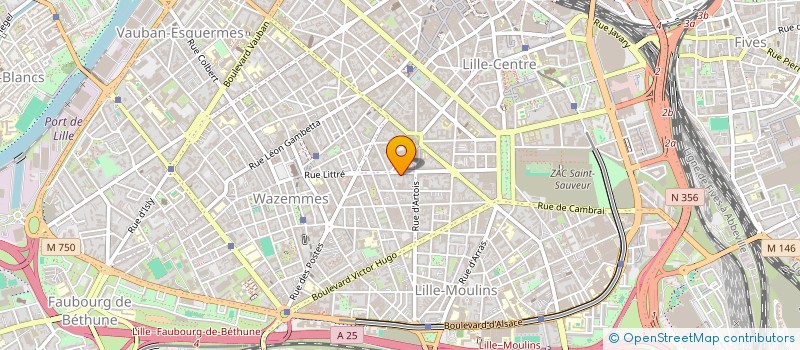 localisation de l'entreprise COMPAGNIE ON OFF  LILLE