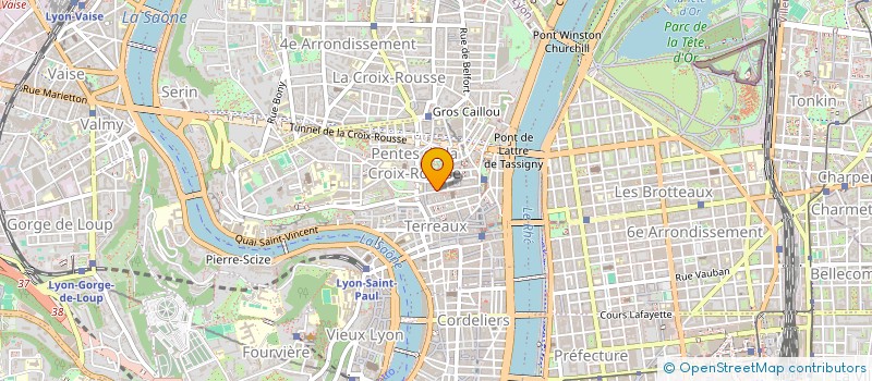 localisation de l'entreprise COMPAGNIE ON OFF à LYON