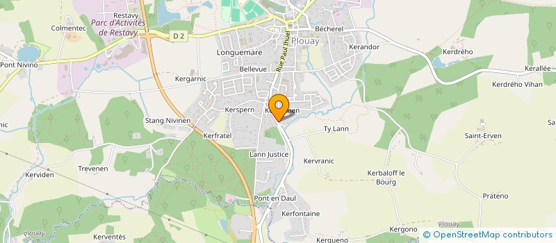 localisation de l'entreprise COMPAGNIE ONIRIA  PLOUAY