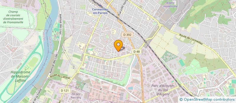 localisation de l'entreprise COMPAGNIE OPERATIONNELLE DES PETITES SURFACES à CORMEILLES-EN-PARISIS