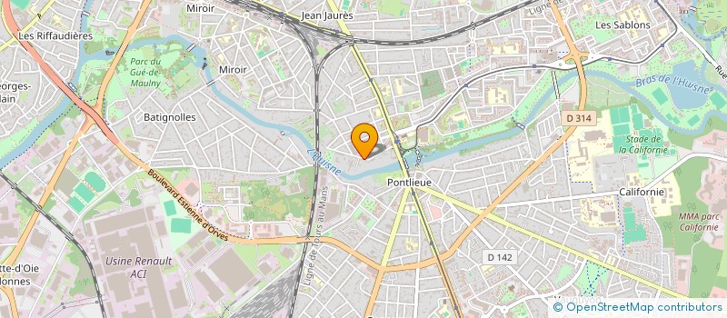 localisation de l'entreprise COMPAGNIE OPOPONAX  LE MANS