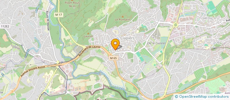 localisation de l'entreprise COMPAGNIE OPUS CORPUS  CLAPIERS