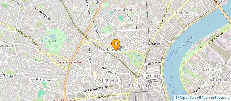 localisation de l'entreprise COMPAGNIE ORION  BORDEAUX