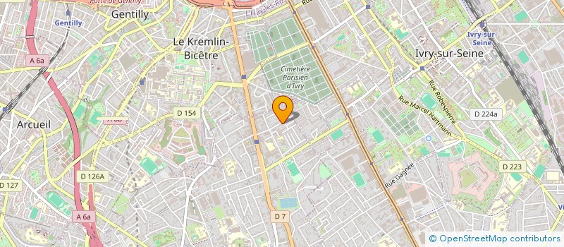 localisation de l'entreprise COMPAGNIE ORNITHORYNQUE à VILLEJUIF