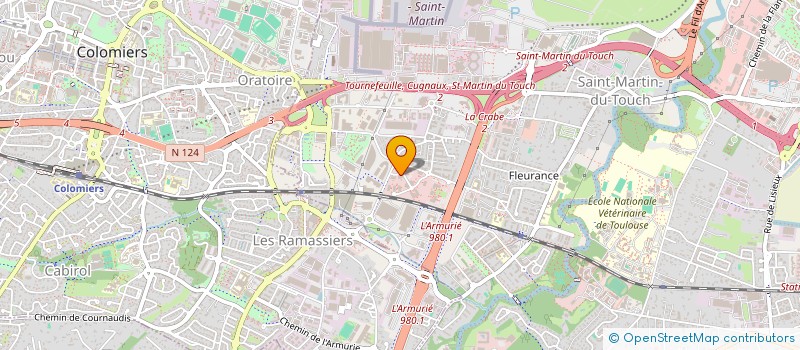 localisation de l'entreprise COMPAGNIE OSEZ ! VOUS à TOULOUSE