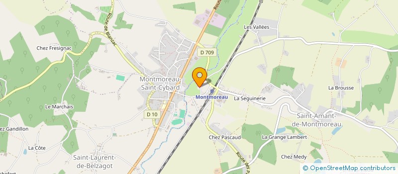localisation de l'entreprise COMPAGNIE OUI à MONTMOREAU