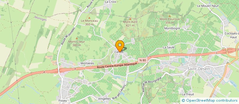 localisation de l'entreprise COMPAGNIE OULIBKA à MOROGES