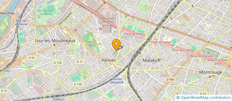 localisation de l'entreprise COMPAGNIE OZ'ELLES  VANVES