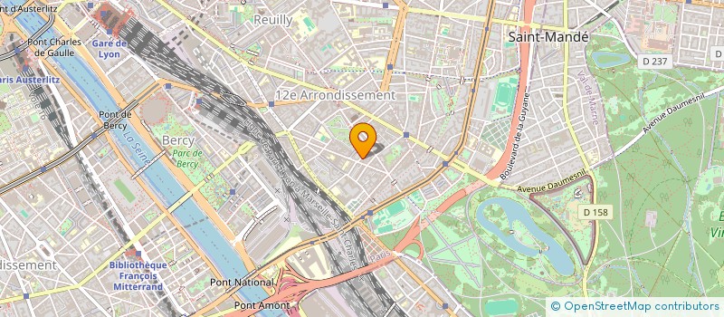 localisation de l'entreprise COMPAGNIE P'TIT LOUP  PARIS