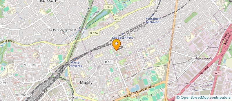 localisation de l'entreprise COMPAGNIE PACARI D'ETUDES THEATRALES à ANTONY