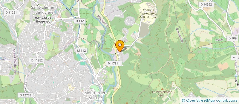 localisation de l'entreprise COMPAGNIE PAILLETTES EN FETE  SAINT-GELY-DU-FESC