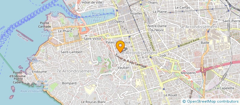 localisation de l'entreprise COMPAGNIE PALCO THEATRE à MARSEILLE