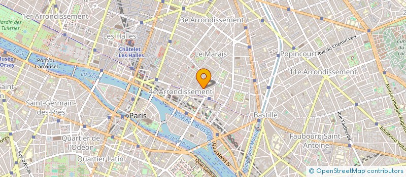 localisation de l'entreprise COMPAGNIE PARISIENNE DE CREATION à PARIS