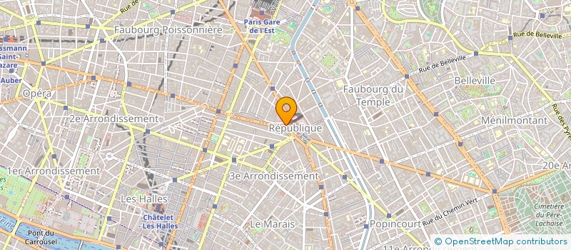 localisation de l'entreprise COMPAGNIE PARISIENNE DE GESTION à PARIS