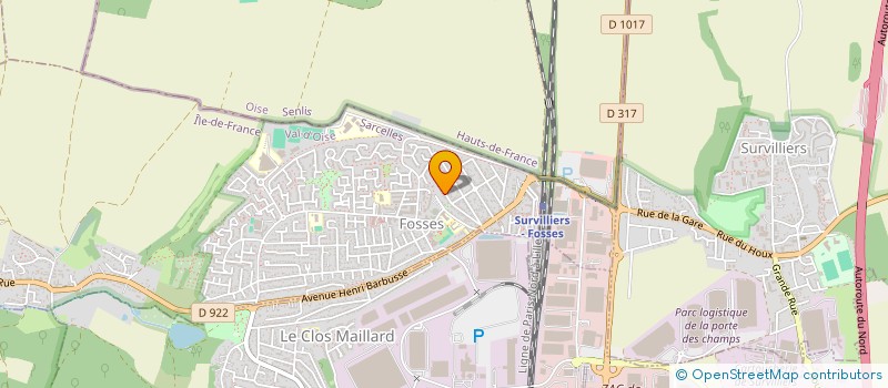 localisation de l'entreprise COMPAGNIE PARISIENNE DE TRANSPORT  FOSSES