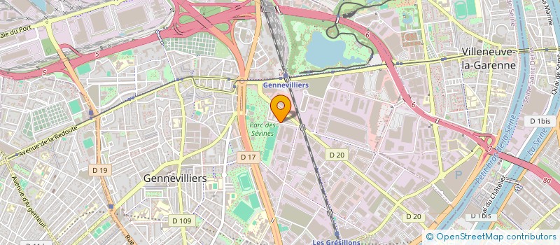 localisation de l'entreprise COMPAGNIE PARISIENNE DU NETTOYAGE à GENNEVILLIERS