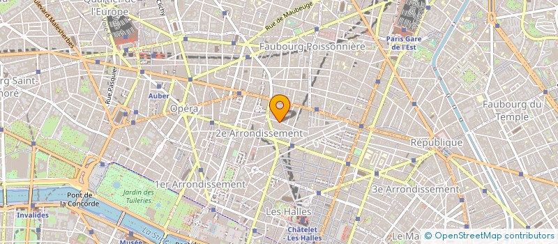 localisation de l'entreprise COMPAGNIE PARISIENNE IMMOBILIERE à PARIS