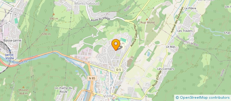 localisation de l'entreprise COMPAGNIE PARTAGE  VIZILLE