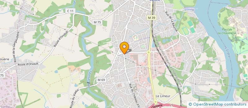 localisation de l'entreprise COMPAGNIE PAS CRU PAS CUIT  LA CHAPELLE-SUR-ERDRE