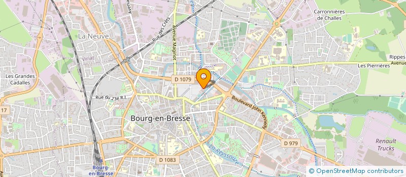 localisation de l'entreprise COMPAGNIE PASSAROS ARTS DANSE à BOURG-EN-BRESSE