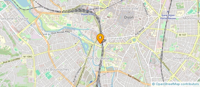 localisation de l'entreprise COMPAGNIE PASSEURS DE MONDES  DIJON