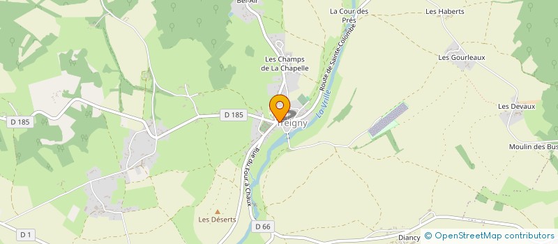 localisation de l'entreprise COMPAGNIE PASSEUSE DE PAROLES  TREIGNY-PERREUSE-SAINTE-COLOMBE