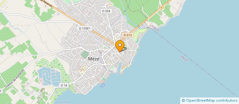localisation de l'entreprise COMPAGNIE PATENFER à MEZE