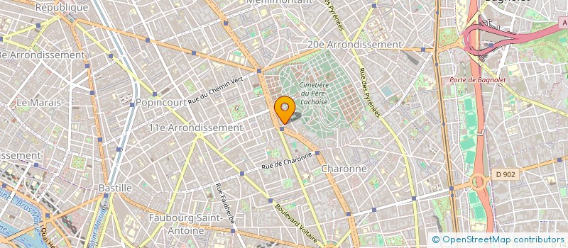 localisation de l'entreprise COMPAGNIE PEACOCK  PARIS