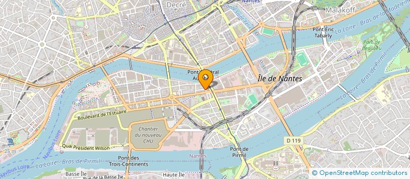 localisation de l'entreprise COMPAGNIE PELPA JEMA  NANTES