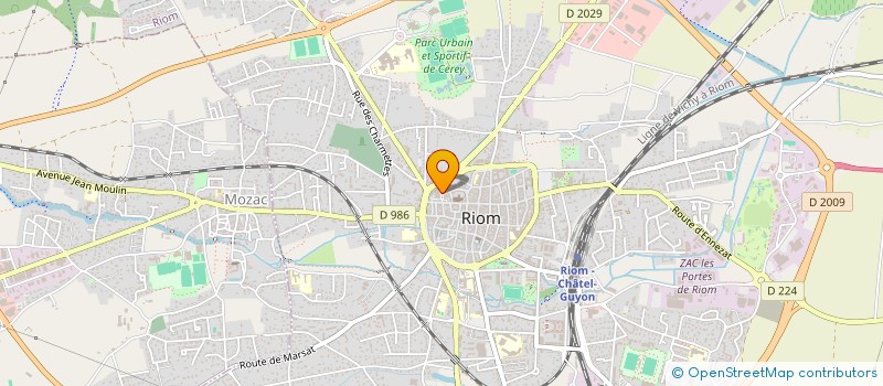 localisation de l'entreprise COMPAGNIE PERLES D'ETOILES  RIOM