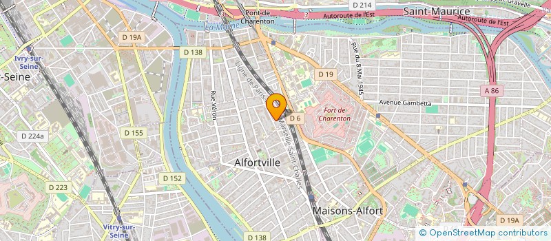 localisation de l'entreprise COMPAGNIE PHILHARMONIE LIBRE D'ALFORTVILLE (PLA) à ALFORTVILLE