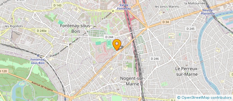 localisation de l'entreprise COMPAGNIE PHILIPPE ERETZIAN à NOGENT-SUR-MARNE