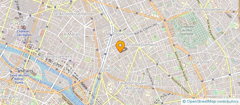 localisation de l'entreprise COMPAGNIE PHILIPPE GENTY  PARIS