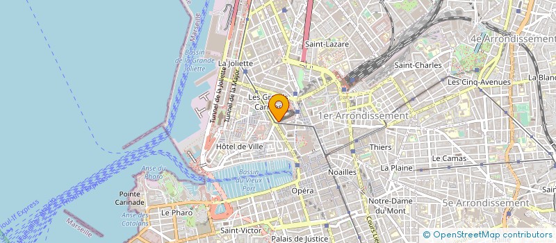 localisation de l'entreprise COMPAGNIE PHOCEENNE D'EXPERTISE COMPTABLE ET FISCALE à MARSEILLE