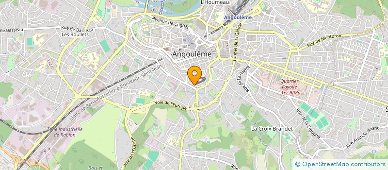 localisation de l'entreprise COMPAGNIE PHYSIS à ANGOULEME