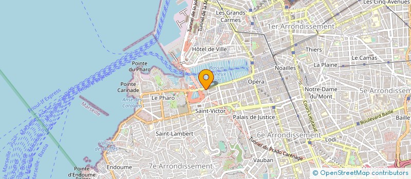 localisation de l'entreprise COMPAGNIE PIEDFORT ALIMENTAIRE à MARSEILLE