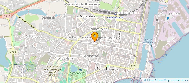 localisation de l'entreprise COMPAGNIE PILOTE  SAINT-NAZAIRE