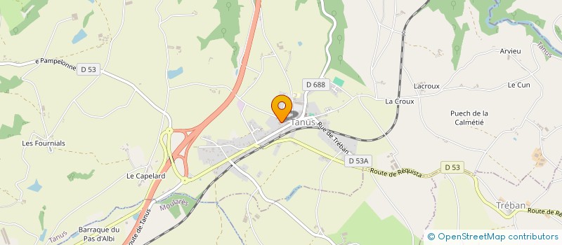 localisation de l'entreprise COMPAGNIE PLEINE BALLE  TANUS