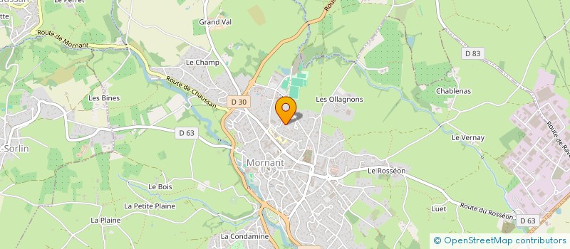 localisation de l'entreprise COMPAGNIE PLURIELLES  MORNANT