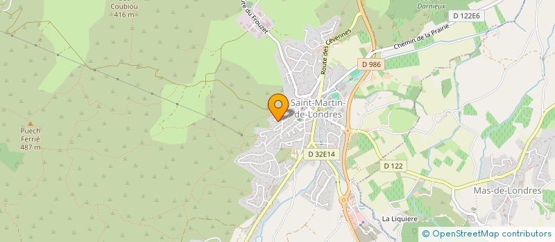 localisation de l'entreprise COMPAGNIE POC & PIC  SAINT-MARTIN-DE-LONDRES