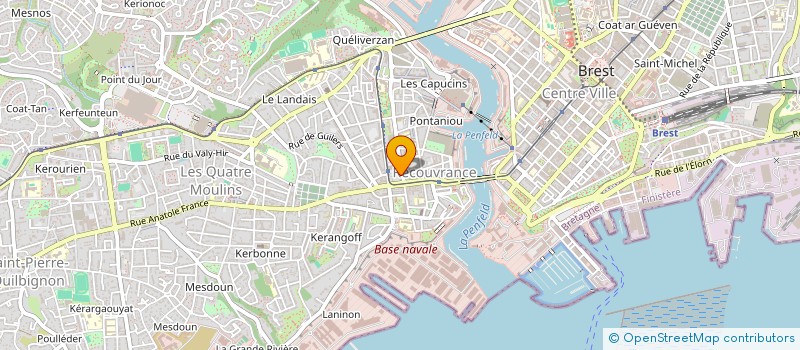 localisation de l'entreprise COMPAGNIE POEMA à BREST