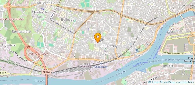 localisation de l'entreprise COMPAGNIE POINT METEORE  NANTES