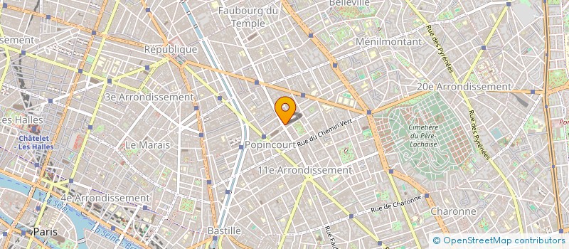 localisation de l'entreprise COMPAGNIE POLLOCK NAGEOIRE  PARIS