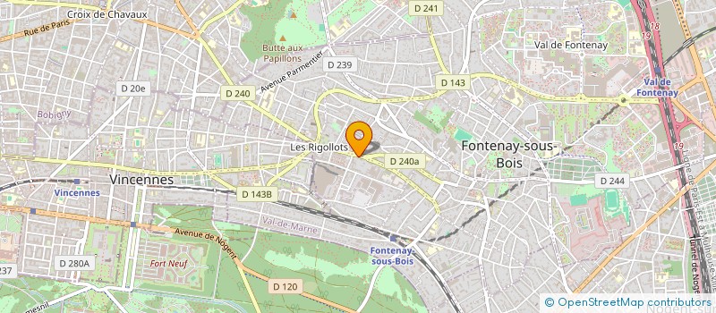 localisation de l'entreprise COMPAGNIE POLYBER à FONTENAY-SOUS-BOIS