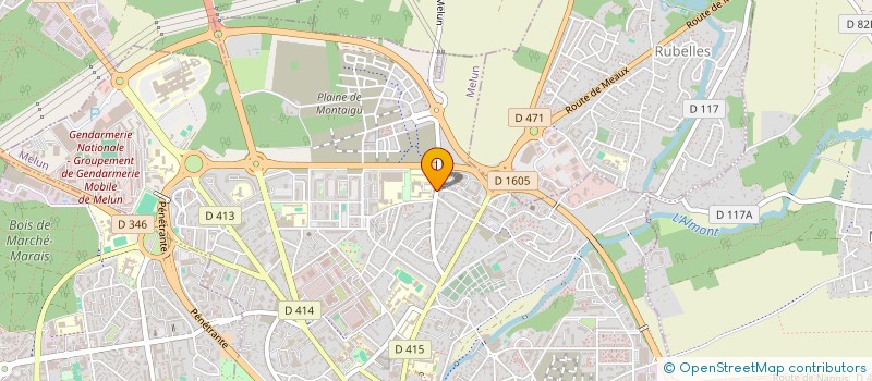 localisation de l'entreprise COMPAGNIE POP'ACT à MELUN